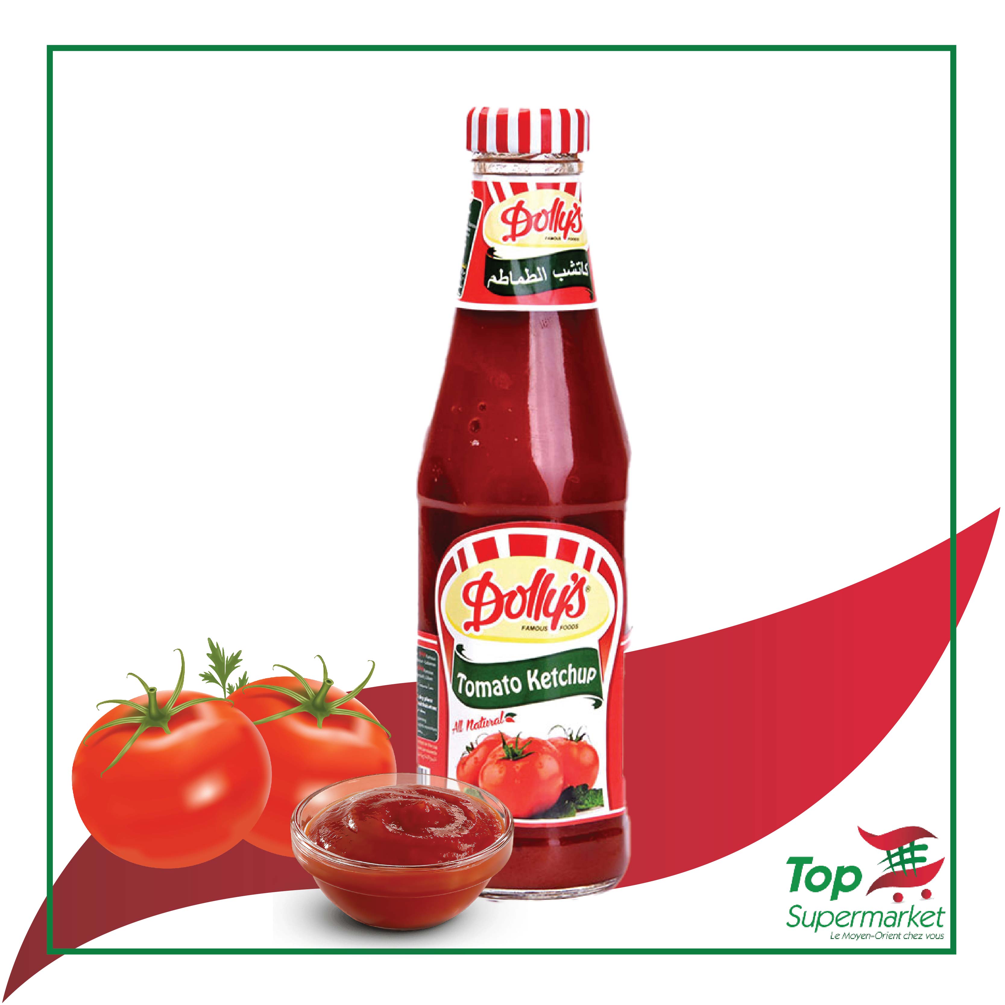 Dolly's Ketchup Hot 340gr